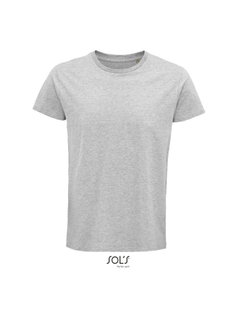 T-Shirt - Crusader men 03582 γκρι μελαντζέ